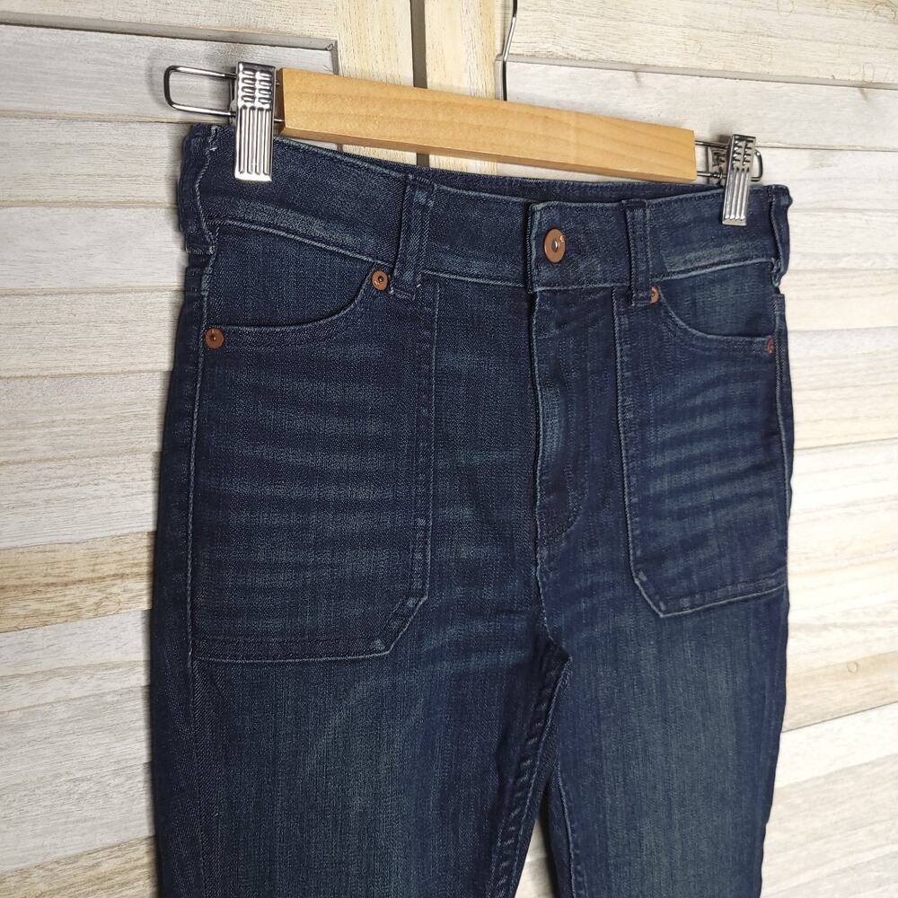 Pilcro and the Letterpress High-Rise Denim Legging Sz 25 Zip Ankle Skinny